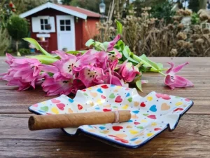 Aschenbecher, Unikat Einzelstück, Dekor Liebe^Bunzlauer Keramik Online