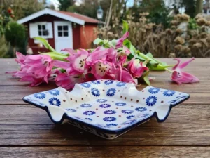 Aschenbecher, 17,5x17,5,3,5 cm, Tradition 39^Bunzlauer Keramik New