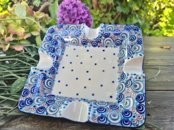 Aschenbecher, 17,5x17,5,3,5 cm, Tradition 35^Bunzlauer Keramik Fashion