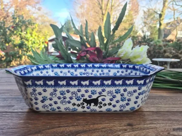 Auflaufform, 36 x 21,5 x 9 cm, 3900 ml, Katze, BSN A-0117^Bunzlauer Keramik New