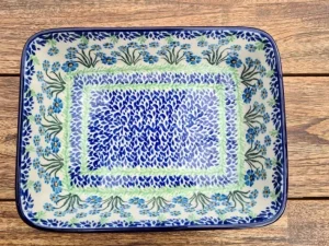 Auflaufform, 25 x 19 x 7 cm, 2000 ml, Forget me not, BSN J-1887^Bunzlauer Keramik Best