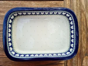 Auflaufform, 27 x 19 x 5 cm, 1500 ml, White Valentine, BSN R-044^Bunzlauer Keramik Outlet