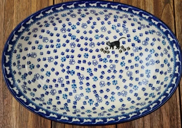Auflaufform, 35 x 26 x 6,5 cm, 3200 ml, Katze, BSN A-0120^Bunzlauer Keramik Hot