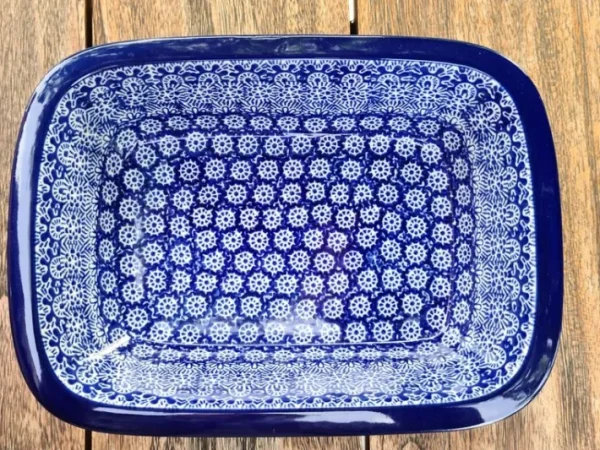 Auflaufform, 25 x 18 x 6 cm, 1400 ml, Lace^Bunzlauer Keramik Best