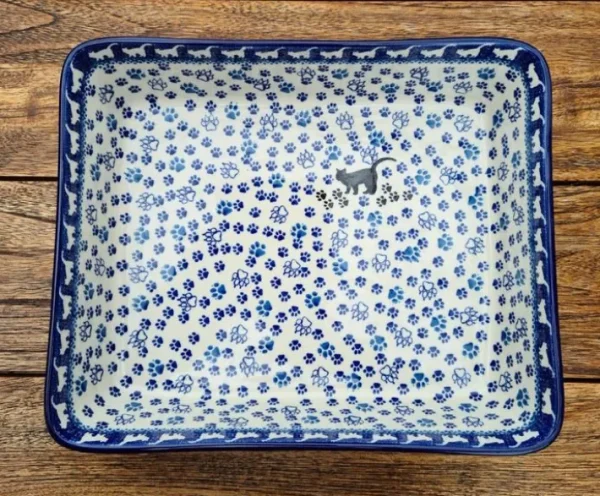 Auflaufform, 32,5 x 27 x 8 cm, 4500 ml, Katze, BSN A-0847^Bunzlauer Keramik Hot