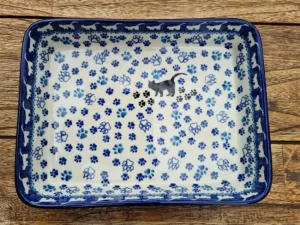 Auflaufform, 25 x 19 x 4 cm, 1500 ml, Katze, BSN A-0838^Bunzlauer Keramik New