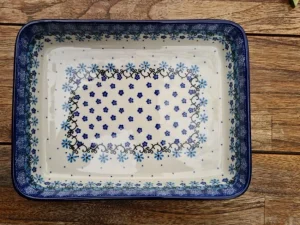 Auflaufform, 25 x 19 x 4 cm, 1500 ml, Fleur Delicate, BSN J-4737^Bunzlauer Keramik Sale