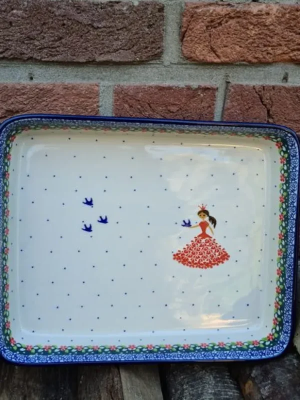 Auflaufform, 28 x 23 x 4 cm, 2200 ml, Prinzessin rot^Bunzlauer Keramik Sale