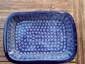Auflaufform, 27 x 19 x 5 cm, 1500 ml, Lace^Bunzlauer Keramik Clearance