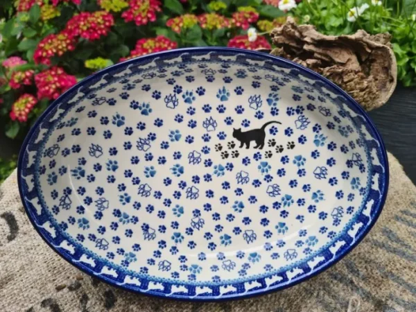 Auflaufform, 30,5 x 21,5 x 5 cm, 2100 ml, Katze, BSN A-0756^Bunzlauer Keramik Outlet