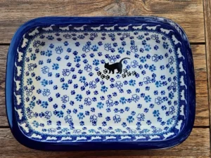 Auflaufform, 27 x 19 x 5 cm, 1500 ml, Katze, BSN A-0036^Bunzlauer Keramik Hot