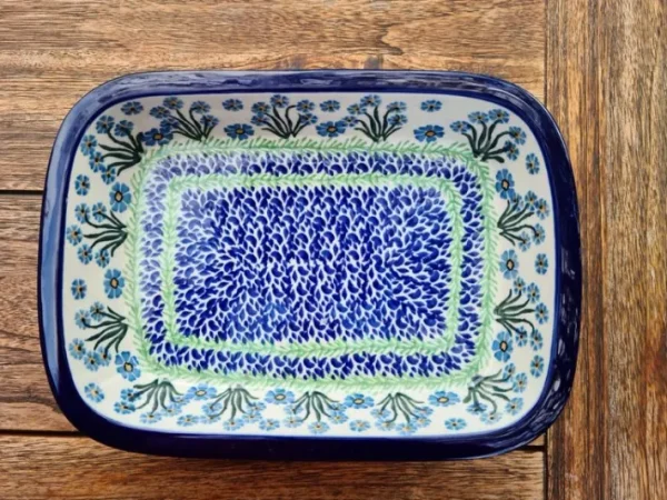 Auflaufform, 27 x 19 x 5 cm, 1500 ml, Forget me not, BSN J-4583^Bunzlauer Keramik Sale
