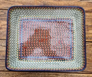 Auflaufform, 29 x 23 x 7 cm, 3000 ml Unikat 1, BSN m-4198^Bunzlauer Keramik Fashion