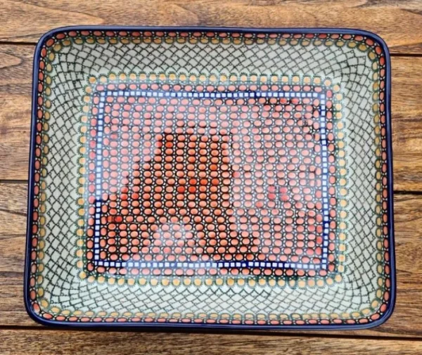 Auflaufform, 29 x 23 x 7 cm, 3000 ml Unikat 1, BSN m-4198^Bunzlauer Keramik Fashion