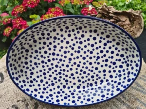 Auflaufform, 30,5 x 21,5 x 5 cm, Crazy Dots^Bunzlauer Keramik Best
