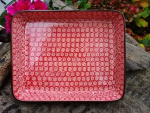 Auflaufform, 32 x 27 x 4 cm, Dekor 2691V^Bunzlauer Keramik Discount