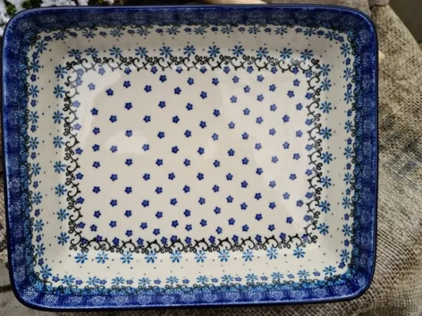 Auflaufform, 29 x 23 x 7 cm, Fleur Delicate - BSN J-1772^Bunzlauer Keramik Fashion