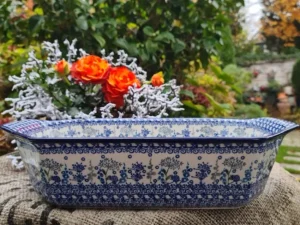Auflaufform, 36 x 21,5 x 9 cm, Floral Party^Bunzlauer Keramik Fashion