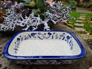 Auflaufform, 27 x 19 x 5 cm, Flower Festival^Bunzlauer Keramik Fashion