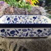 Auflaufform, 25 x 19 x 7 cm, Flower Festival^Bunzlauer Keramik Clearance