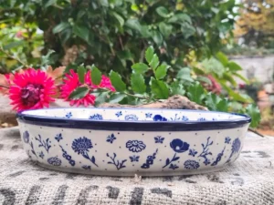 Auflaufform, 28 x 20 x 6 cm, Flower Festival^Bunzlauer Keramik Hot