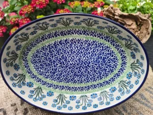 Auflaufform, 30,5 x 21,5 x 5 cm, Forget me not, BSN J-1869^Bunzlauer Keramik Clearance