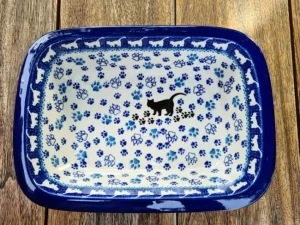 Auflaufform, 25 x 18 x 6 cm, Katze, BSN A-0063^Bunzlauer Keramik New