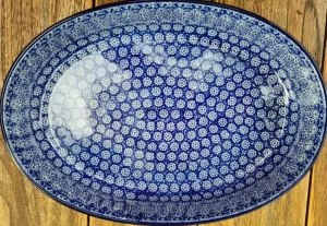 Auflaufform, 30,5 x 21,5 x 5 cm, Lace^Bunzlauer Keramik Hot
