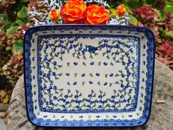 Auflaufform, 32 x 27 x 4 cm, Vogel Ivy^Bunzlauer Keramik Outlet
