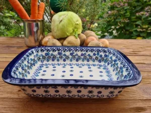 Auflaufform klein, 25 x 18 x 5 cm, 1000 ml, Winter Garden, BSN A-1617^Bunzlauer Keramik Fashion