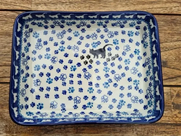 Auflaufform mittel, 28 x 23 x 4 cm, 2200 ml, Katze, BSN A-0130^Bunzlauer Keramik Sale