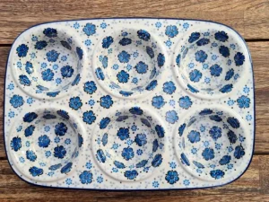 Backform, 29x20x4 cm, 6 Mulden, Tradition 34, BSN J-239^Bunzlauer Keramik Best