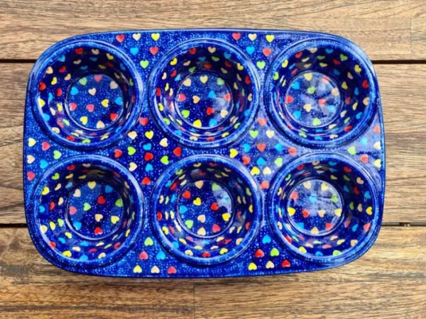 Backform, 29x20x4 cm, 6 Mulden, Träume, BSN A-1063^Bunzlauer Keramik Online