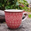 Becher, max.300 ml, Höhe 9 cm, Dekor 2691V^Bunzlauer Keramik New