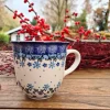 Becher, max.300 ml, Höhe 9 cm, Fleur Delicate, BSN J-1970^Bunzlauer Keramik New