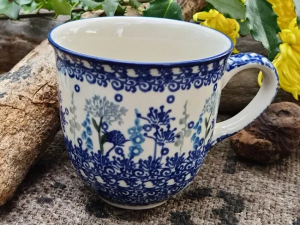 Becher, max.300 ml, Höhe 9 cm, Floral Party^Bunzlauer Keramik Hot