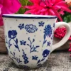 Becher, max.300 ml, Höhe 9 cm, Flower Festival^Bunzlauer Keramik Online