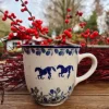 Becher, max.300 ml, Höhe 9 cm, Horse^Bunzlauer Keramik Online
