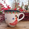 Becher, max.300 ml, Höhe 9 cm, Prinzessin rot^Bunzlauer Keramik Sale