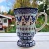 Becher mit Fuss, 250 ml, 12 cm, Marrakesch, BSN A-0597^Bunzlauer Keramik Online