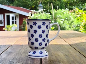 Becher mit Fuss, 250 ml,12 cm, Tradition 3, BSN 5617^Bunzlauer Keramik New