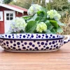 Beilagenschale, 21 x 13 cm, Crazy Dots, BSN A-0392^Bunzlauer Keramik Online