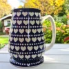 Bierkrug, 15 cm hoch, Ich dich auch, für 500 ml plus Schaum, BSN m-1462^Bunzlauer Keramik Online
