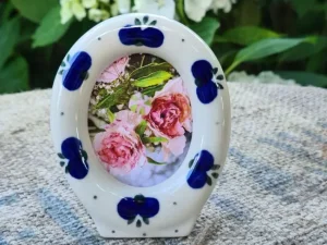 Bilderrahmen zum Hinstellen, 10 x 8 cm, Tradition 22, BSN U-115^Bunzlauer Keramik Best