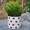 Blumentopf, 11 cm hoch, 13 cm Durchmesser, Tradition 22, BSN J-4170^Bunzlauer Keramik Best
