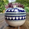 Bratapfelbackform, Ø12cm,12cm, 650 ml, White Valentine, BSN R-058^Bunzlauer Keramik Fashion