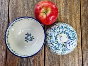 Bratapfelbackform, Ø12cm,12cm, 650 ml, Summer Wind, BSN J-1579^Bunzlauer Keramik Best
