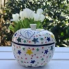 Bratapfelbackform, Ø12cm,12cm, 650 ml, Sterne^Bunzlauer Keramik Clearance