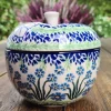 Bratapfelbackform, Ø12cm,12cm, 650 ml, Forget me not, BSN J-1845^Bunzlauer Keramik New