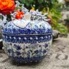 Bratapfelbackform, Ø12cm,12cm, Floral Party^Bunzlauer Keramik Clearance